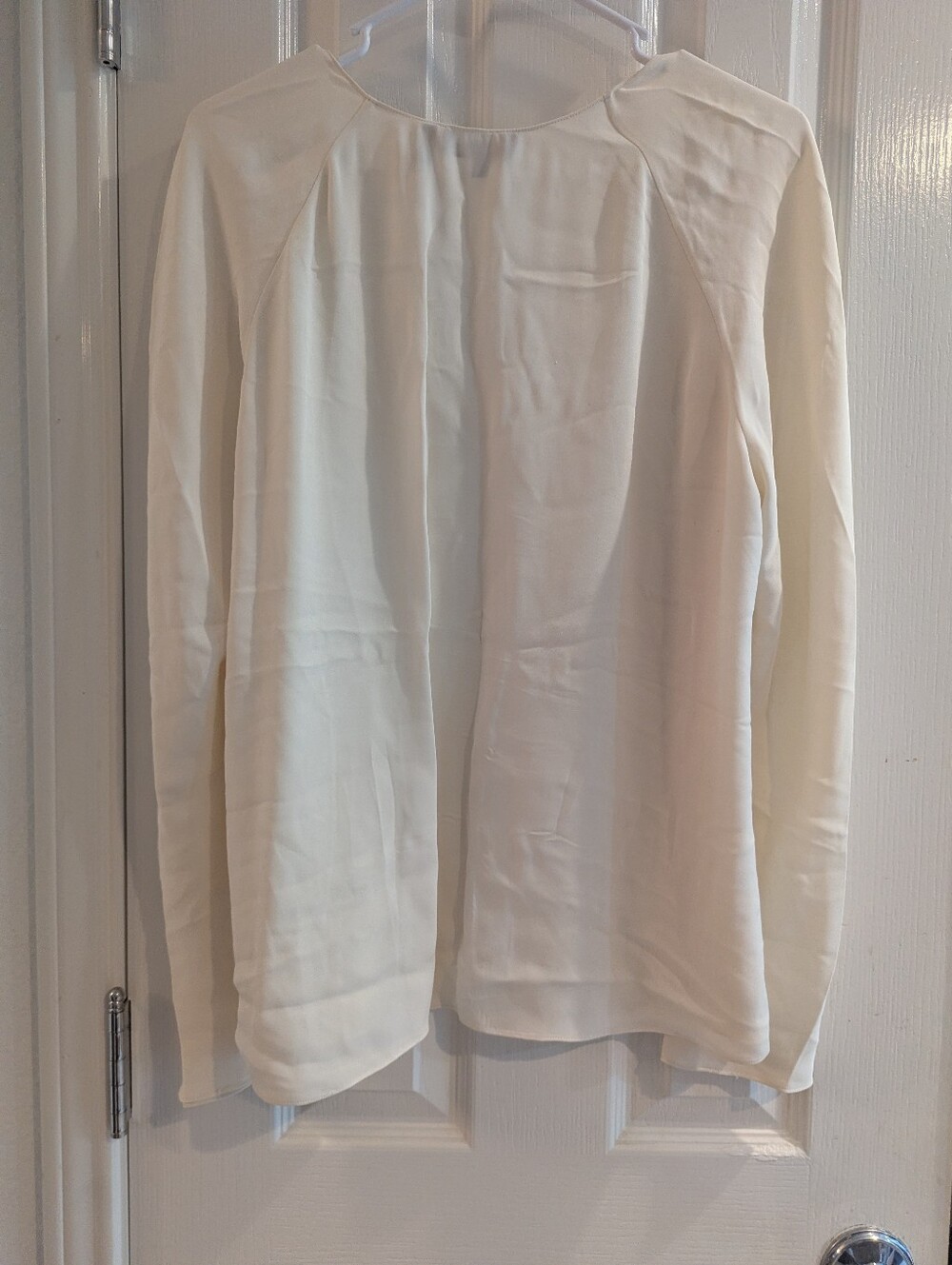 Theory Ruched Silk Blouse - Picture 7 of 7